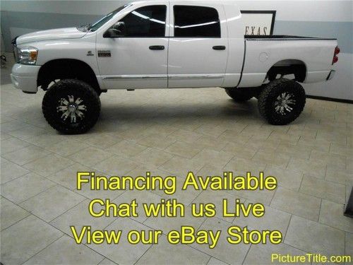 07 laramie gps nav leather mega cab 4x4 lift we finance cummins diesel