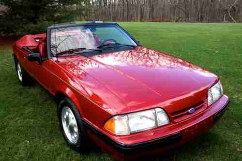1990 Ford Mustang LX 5.0 Convertible 25th Anniversary Edition and only 49k miles, image 6