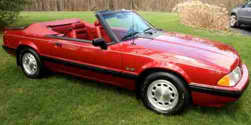 1990 Ford Mustang LX 5.0 Convertible 25th Anniversary Edition and only 49k miles, image 7