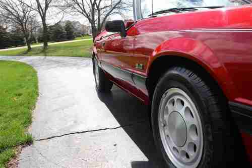 1990 Ford Mustang LX 5.0 Convertible 25th Anniversary Edition and only 49k miles, image 19