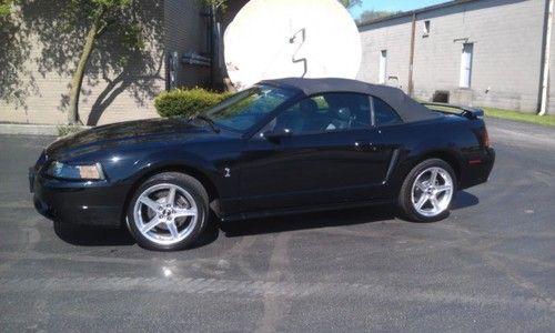 2001 ford mustang svt cobra convertible , saleen wheels, flowmaster exhaust