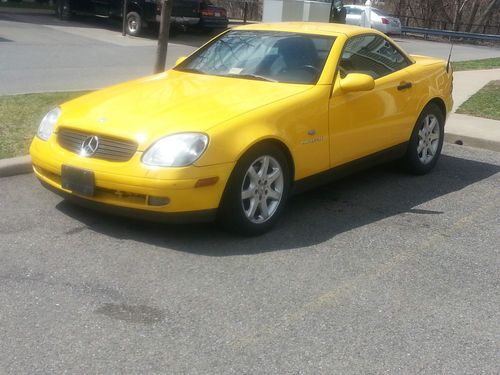 1999 mercedes-benz slk230 kompressor convertible 2-door 2.3l