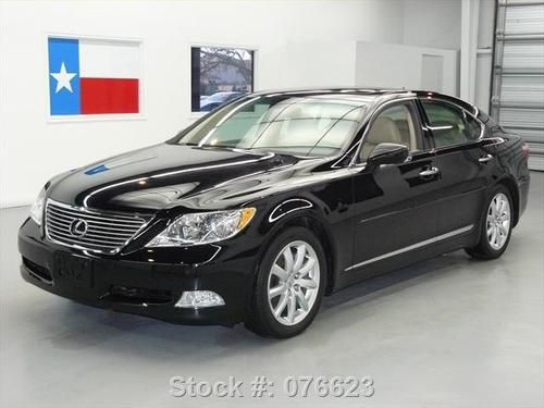 2008 lexus ls460 comfort sunroof nav rear cam only 32k! texas direct auto