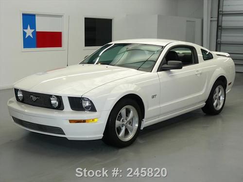 2007 ford mustang gt premium auto leather spoiler 43k! texas direct auto