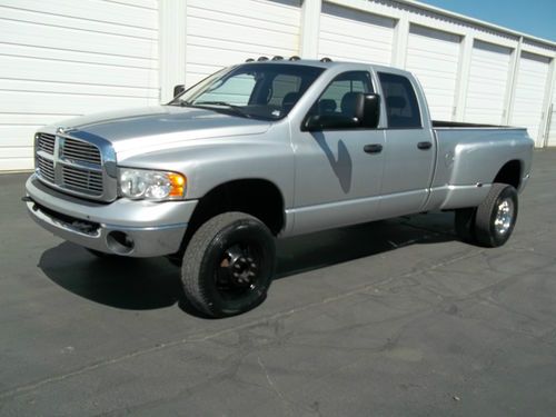 2004 dodge ram 3500 4x4 cummins turbo diesel 5.9l no reserve l@@k!!!! dually