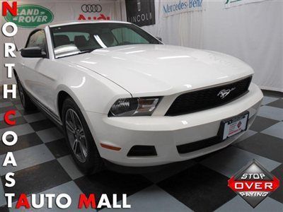 2012(12)mustang convertible v6 fact w-ty only 19k keyless shaker cruise mp3 aux