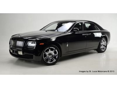 2013 rolls-royce ghost black / black rear theater 20" chromed wheels