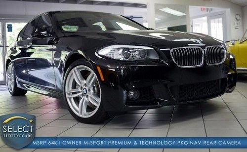 1 owner 535i rwd 4ddr sedan m sport technology prem htd seats nav rear camera