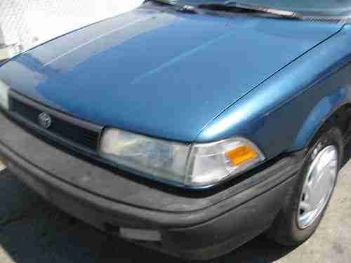 1992 Toyota Corolla DLX Sedan 4-Door 1.6L, NO RESERVE, image 9