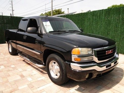 2004 gmc sierra 1500 sle florida driven xcab lthr t-cvr tow &amp; pwr pk automatic 4