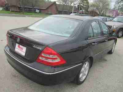 C240 4MATIC 2.6L AWD Black Light Grey Leather Sunroof Smoke free One owner, image 7