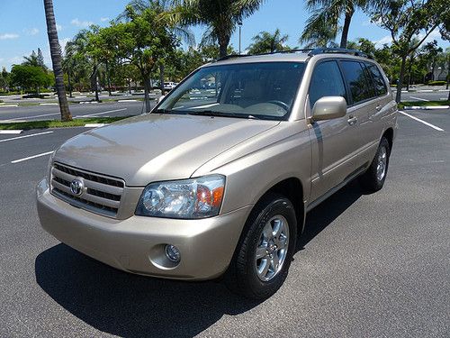 Outstanding 2005 highlander v6 2wd - 1 owner florida suv - immaculate, 44k miles