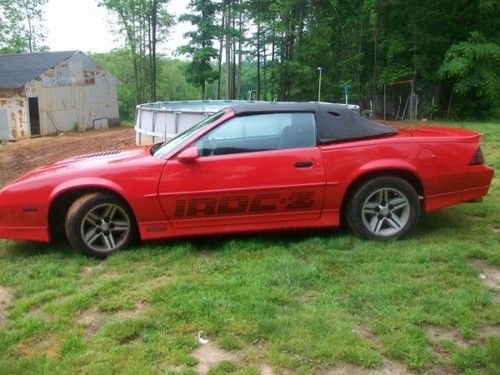 1988 iroc-z convertible