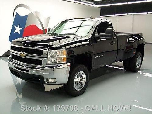 2009 chevy silverado 3500 lt reg cab diesel drw 4x4 59k texas direct auto