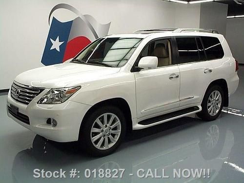 2009 lexus lx570 4x4 sunroof nav front cam 20's 45k mi texas direct auto