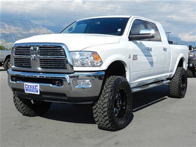 Mega cab dodge ram laramie 4x4 cummins diesel custom new lift wheels tires nav