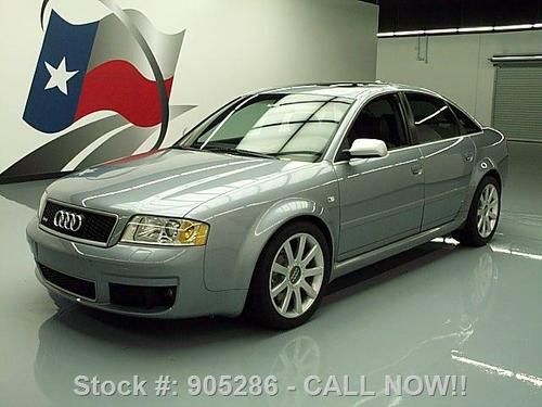 2003 audi rs6 awd twin turbo sunroof heated leather 80k texas direct auto