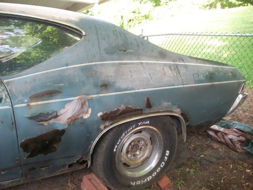 1968 CHEVY CHEVELLE RESTORATION PROJECT RUNS! 327 ALL ORIGINAL, image 12