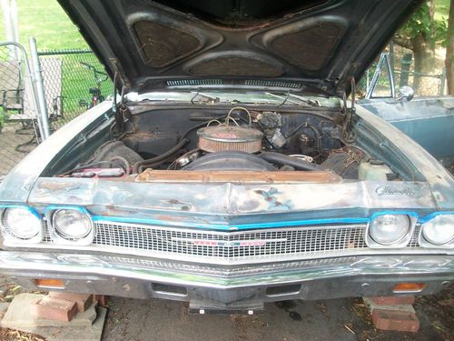 1968 CHEVY CHEVELLE RESTORATION PROJECT RUNS! 327 ALL ORIGINAL, image 22