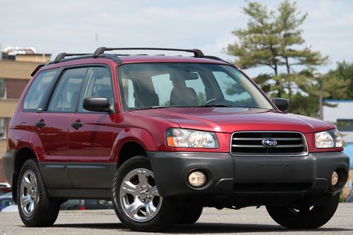 2004 subaru forester x awd loaded fogs cd 25mpg clean carfax mint no reserve!