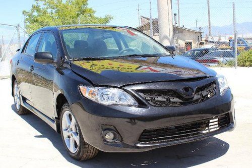 2013 toyota corolla s damaged repairable only 20k miles economical export welcom