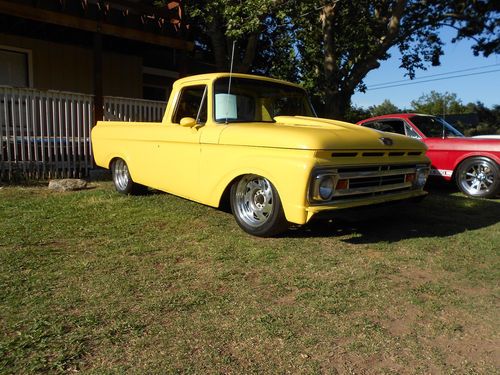 1962 ford f-100 f100, shortbed unibody, big block , air ride, ps,pb,tilt/tele