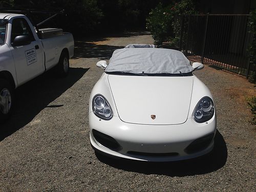 2011 porsche boxster spyder - cpo white /black spyder! pdk