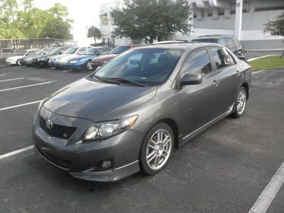 2010 toyota corolla s 5 speed total loss rebuilt title fl