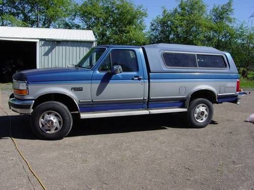 1994 ford f-250 xlt standard cab pickup  7.5l 4 wheel drive 83000 miles  clean