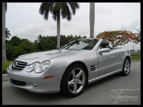06 sl500 convertible navigation nappa leather heated and cooled seats mint