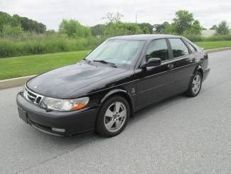 2002 saab 9-3 se manual 5 speed turbo loaded moonroof sport seat low mile loaded