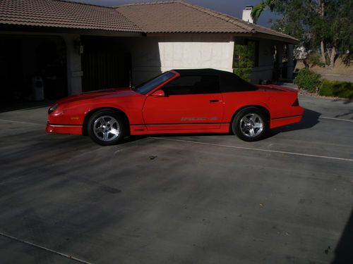 1989 chevrolet camaro iroc-z convertible tpi rare