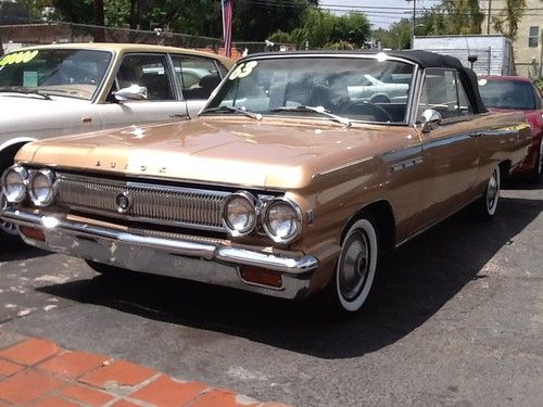 1963 buick skylark convertible in broze mist .... excellently restored !