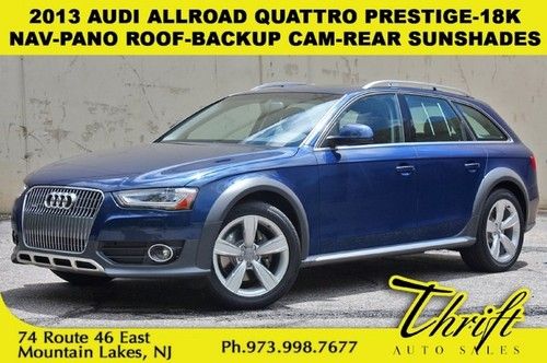 2013 audi allroad quattro prestige-18k-nav-pano roof-backup cam-rear sunshades