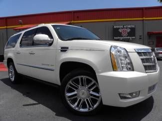 Platinum esv*white diamond*cocoa*$86k new*1 owner*carfax cert*we finance*fla