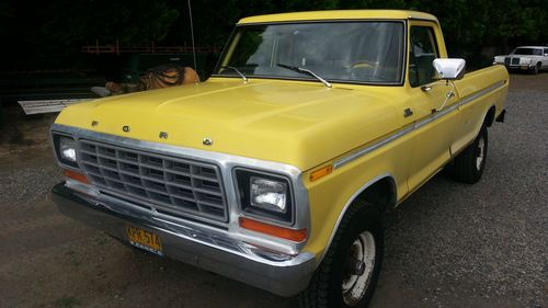 1979 ford f-250 ranger 4x4 truck 60k actual miles1 owner time capsule