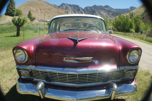 1956 chevrolet bel air new paint runs great! great interior everything works!