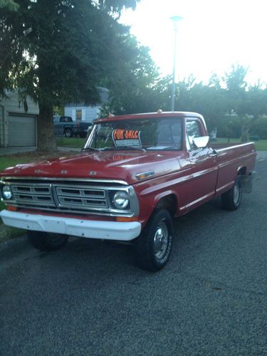 1972 ford f100 last year  very clean original truck  must look