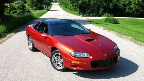 2001 chevrolet camaro ss sunset orange metallic *1-owner* 23,000 miles!