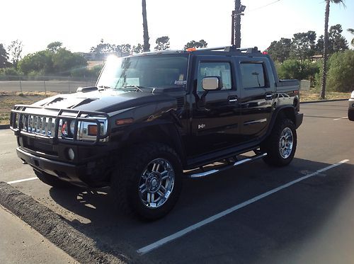 2005 black hummer h2 sut luxury edition