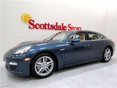 2010 panamera s * only 15k miles * yachting blu / cream * turbo wheels * as nu