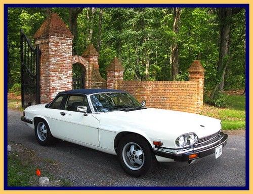 Beautiful and quite rare jaguar xj-sc cabriolet targa  ........ nice