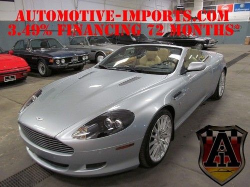 2007 aston martin volante db9 convertible financing 07 silver