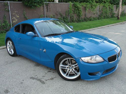 2007 bmw z4 m coupe coupe 2-door 3.2l laguna seca blue minor damage