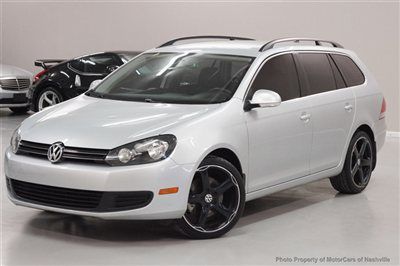 7-days *no reserve* '10 vw jetta tdi sportwagen 6-speed 18" like new w-ty carfax