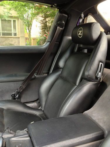 NISSAN 300ZX CONVERTIBLE ROADSTER WHITE WITH BLACK LEATHER VERY CLEAN AUTOMATIC!, image 4