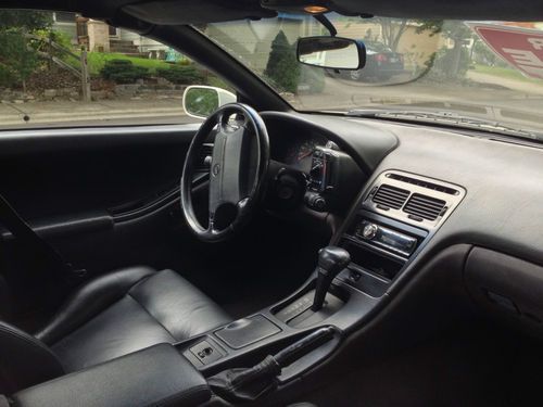 NISSAN 300ZX CONVERTIBLE ROADSTER WHITE WITH BLACK LEATHER VERY CLEAN AUTOMATIC!, image 6