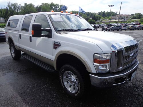 2008 ford f-350 4x4 crew cab lariat 6.4l v8 powerstroke diesel video certified!