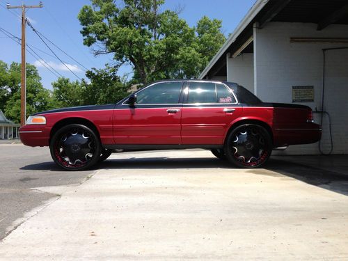 1999 crowin victoria on 26's custom paint stereo system caprice