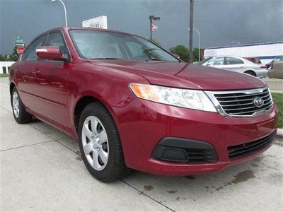 2009 optima lx sedan red ac clean we finance